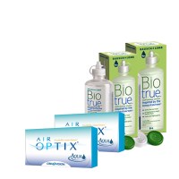 Air Optix Aqua (Cx 6) x2 + Biotrue 300ml x23